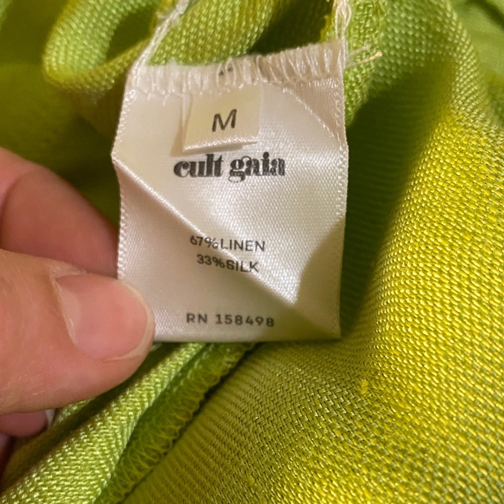 Cult Gaia Wynn Pant in Moss - Picture 4 of 4
